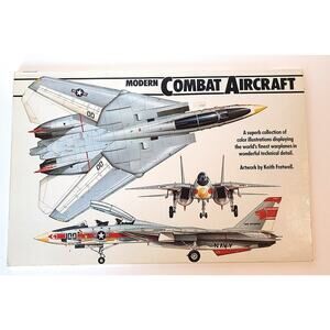 Modern Combat Aircraft Poster Book David Donald Keith Fretwell 1984 Soft Cover